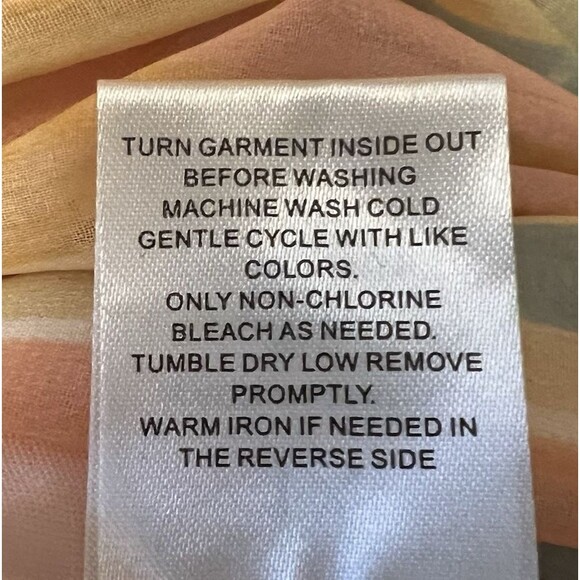 Grace + Karma Maxi Dress Size 1X Smocked Striped Colorful Tassel Boho Festival - Picture 11 of 12